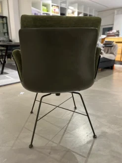 Einzelstuhl Alvo Stoff 8168 Moos Grün