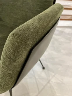 Einzelstuhl Alvo Stoff 8168 Moos Grün