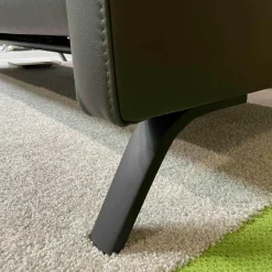 Elementgruppe Ortho Sedis 2.0 Anthrazit Leder Longlife Evita Anthrazit Metallfuß Schwarz