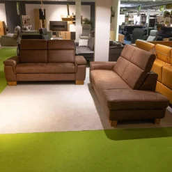 Elementgruppe Relaxa 6 0 Stoff Büffel Haselnuss Fuß Holz Eiche Geölt