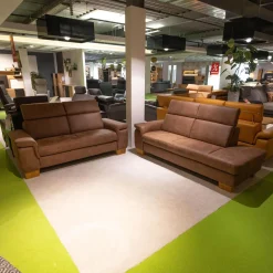 Elementgruppe Relaxa 6 0 Stoff Büffel Haselnuss Fuß Holz Eiche Geölt