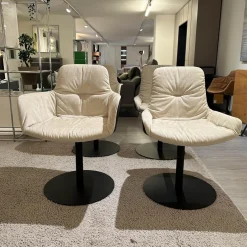 4er Set Armlehnstuhl Leya Innen Stoff Maple 212 Beige Außen Leder Orient 20001 Ebony Schwarz Gestell Metall Schwarz Pulverbeschichtet