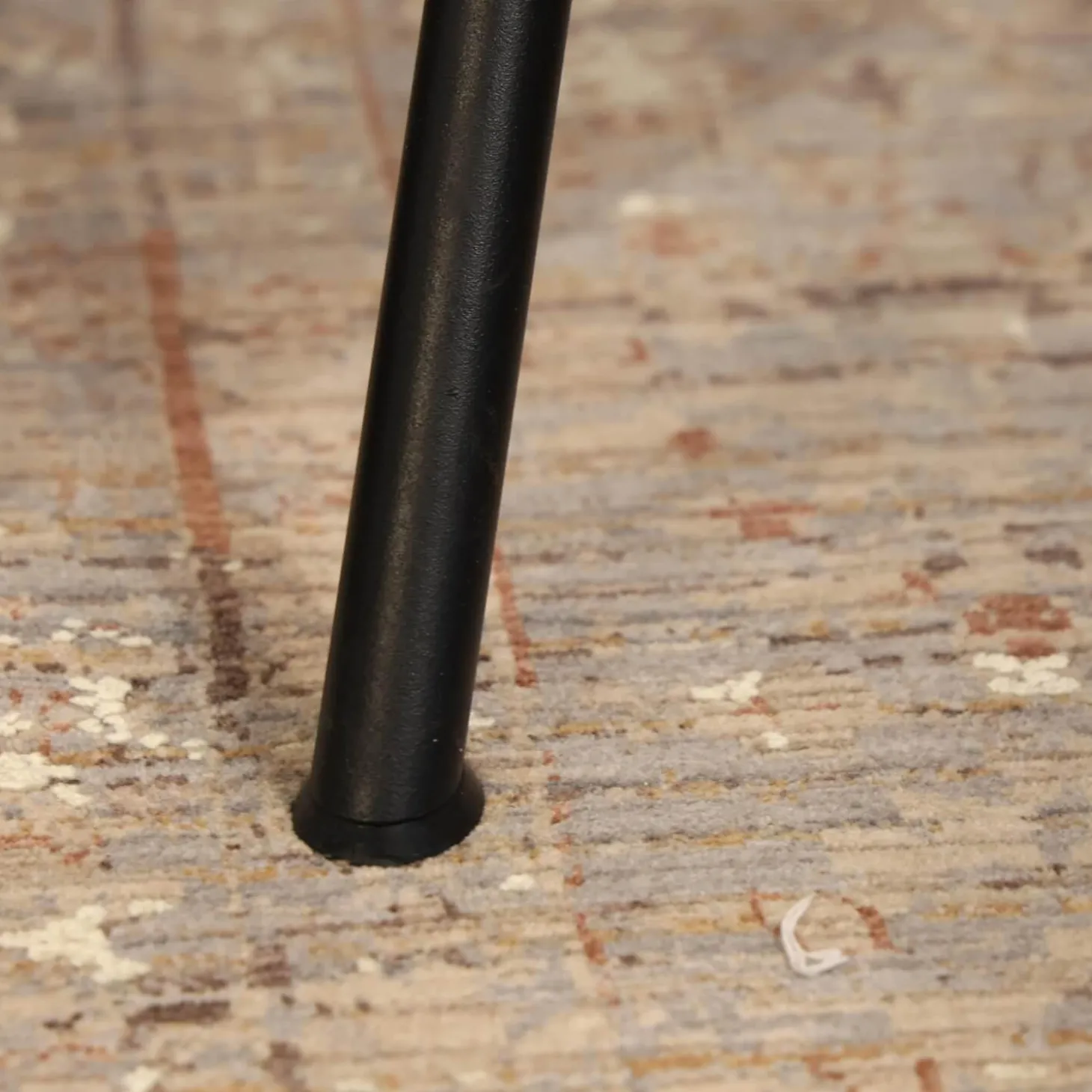 4er Set Armlehnstuhl Madison Leder Polo 10 93 Braun Drehgestell Metall Schwarz Inklusive Filzgleiter