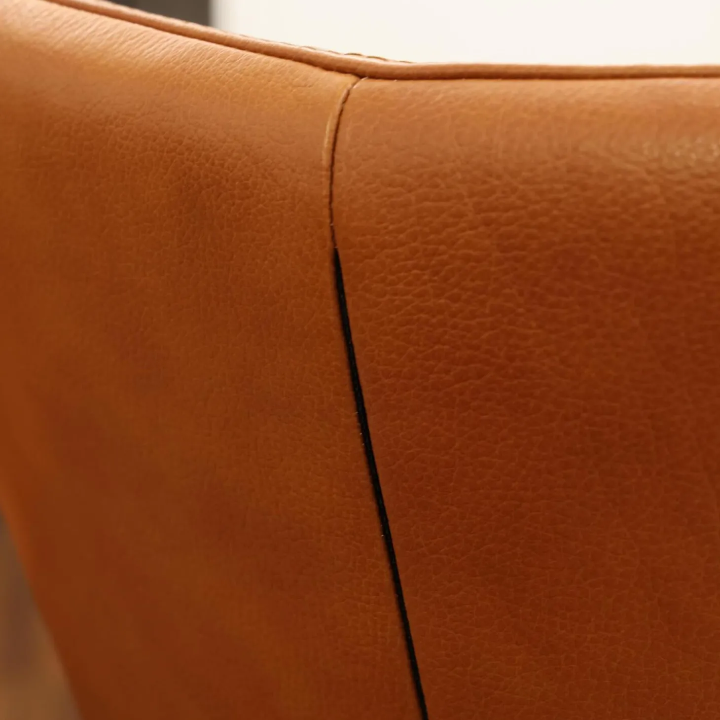 4er Set Armlehnstuhl Madison Leder Polo 10 93 Braun Drehgestell Metall Schwarz Inklusive Filzgleiter