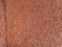 4er Set Armlehnstuhl Sedia KN6 Stoff Harley 12 Red Brick Rot Gestell Aluminium Schwarz Lackiert