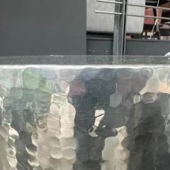 2er Set Beistelltisch Cairo Messing Verzinnt Handgehämmert