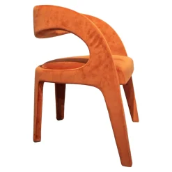 4-er Set Berenice Chair 2 Stoff A073 Black 2 Stoff A045 Paprika