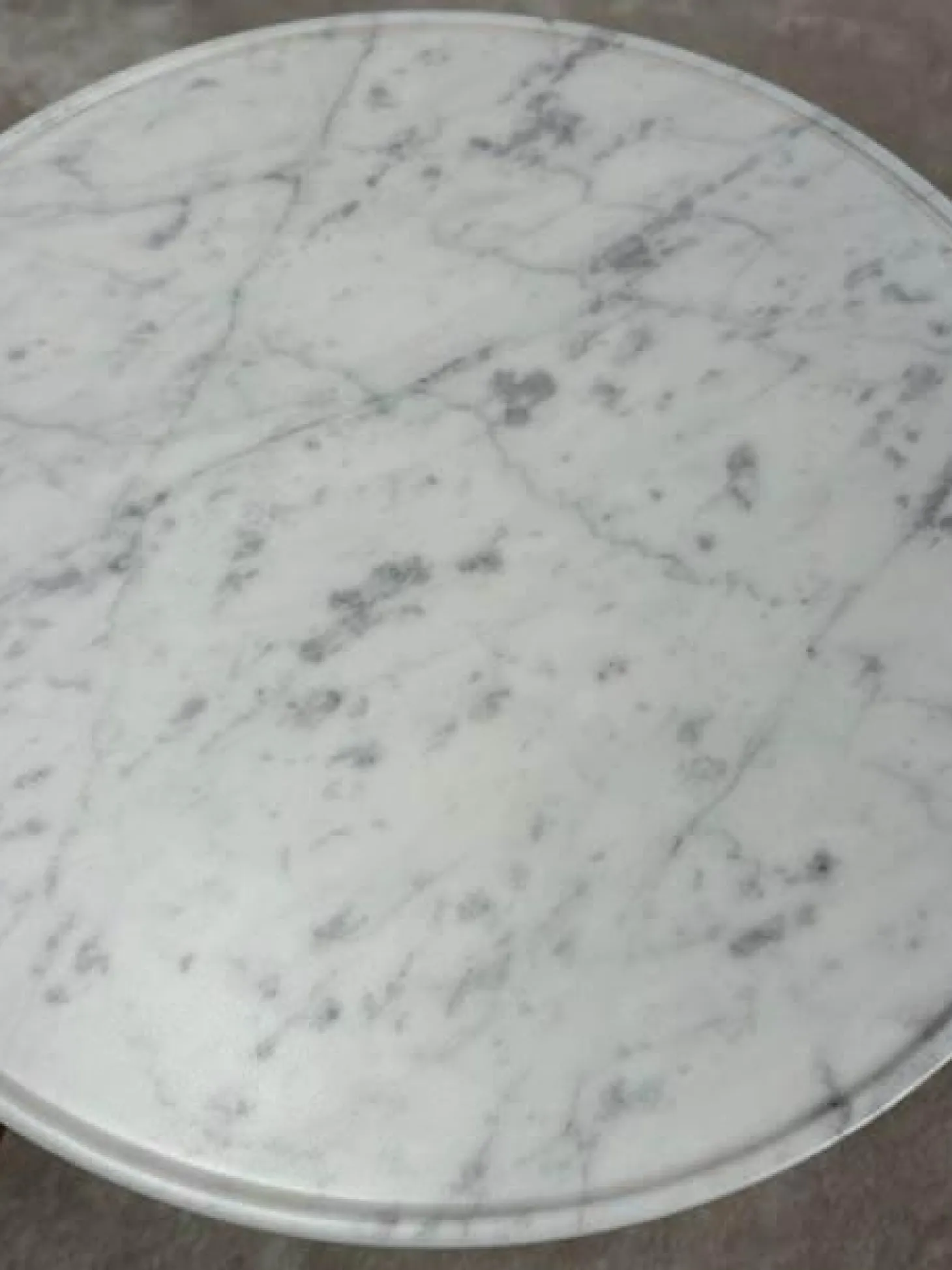 2er Set Couchtisch Sengu Low Table Amerikanischer Nussbaum Und Modell 9 Platte Marmor Carrara Weiß Gestell Anthrazit