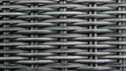 4er Set Freischwinger Jenny Vollgeflecht Kieselgrau Grau Untergestell Rundrohr Edelstahl