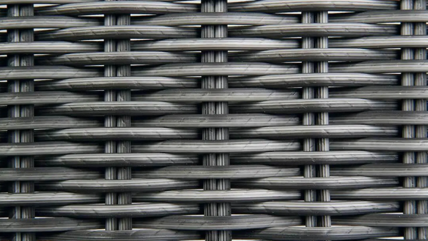 4er Set Freischwinger Jenny Vollgeflecht Kieselgrau Grau Untergestell Rundrohr Edelstahl