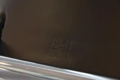 2-er Set Loungesessel Mart Leder Schwarz Matt und Beistelltisch Simplice