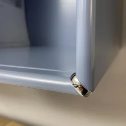 3er Set Offenes Hängeelement Aus Element X Ausführung RAL 9010 Reinweiß Und RAL 5014 Taubenblau