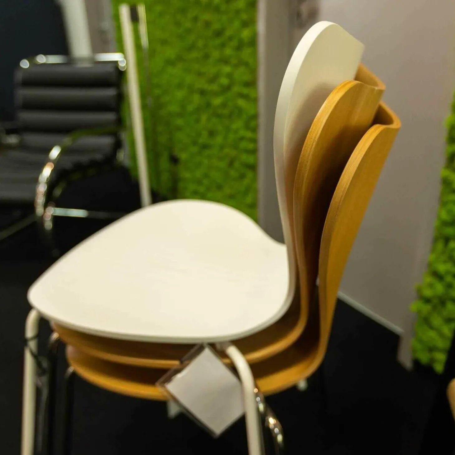 3-er Set Serie 7 Eiche Natur Ulme Natur Und Esche Weiß Gefärbt Stapelbar