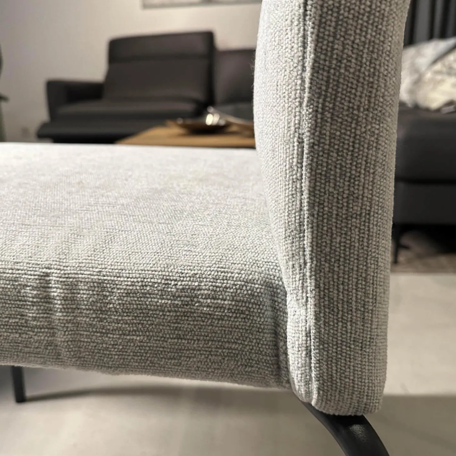 6er Set Sessel Kalos Stoff Velvet Lagoon Stoff Moss Agua Fuß Edelstahl Pulverbeschichtet Anthrazit Strukturlack Matt