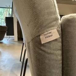 6er Set Sessel Kalos Stoff Velvet Lagoon Stoff Moss Agua Fuß Edelstahl Pulverbeschichtet Anthrazit Strukturlack Matt