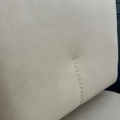 2er Set Stuhl Alva Sitz Lario Rock Grau Beige Gestell Schwarz