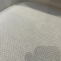 2er Set Stuhl Alva Stoff Amiri Offwhite Weiß Füße Schwarz Mit Armlehnen