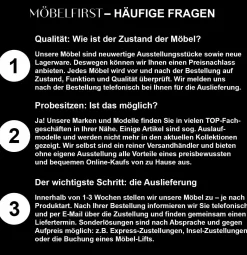 2er Set Stuhl Carla Leder Toledo Nero Schwarz Freischwinger