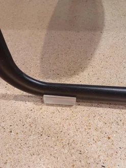 4er Set Stuhl D43 Armlehner Stoff Hallingdal Fb 130 Anthrazit Geflecht Anthrazit Gestell Schwarz Pulverbeschichtet