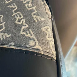 2-er Set Stuhl Feel Good Leder Grau Gestell Silber