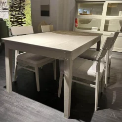 4er Set Stuhl 674G WM Casa 220 Stoff Lennon Silver Lining 12702 Grau Gestell Pinie Grau Soft Ohne Tisch