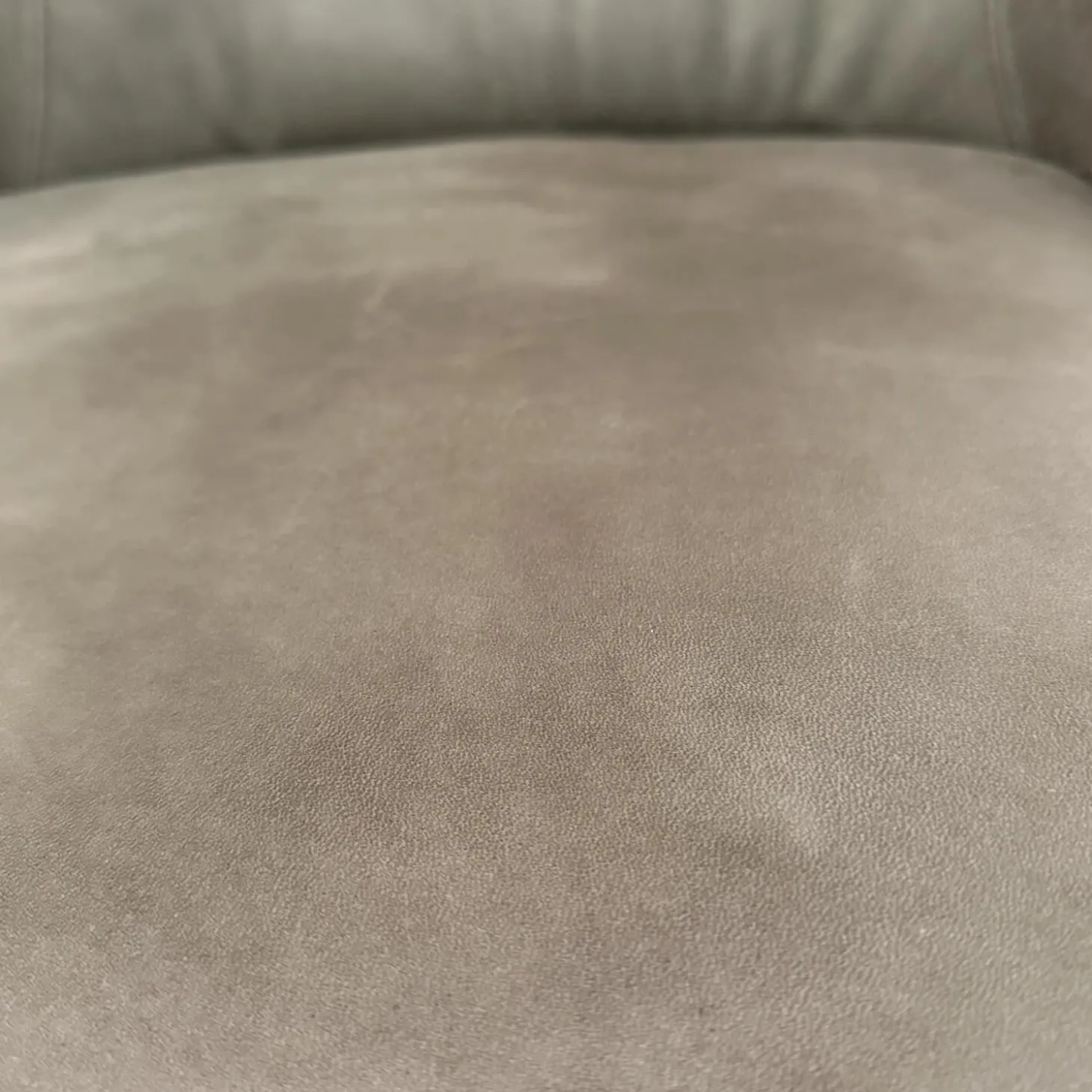 2er Set Stuhl George Bezug Leder L9999F Velvet Grau Braun Holzgestell Füße Schwarz Gebeizt