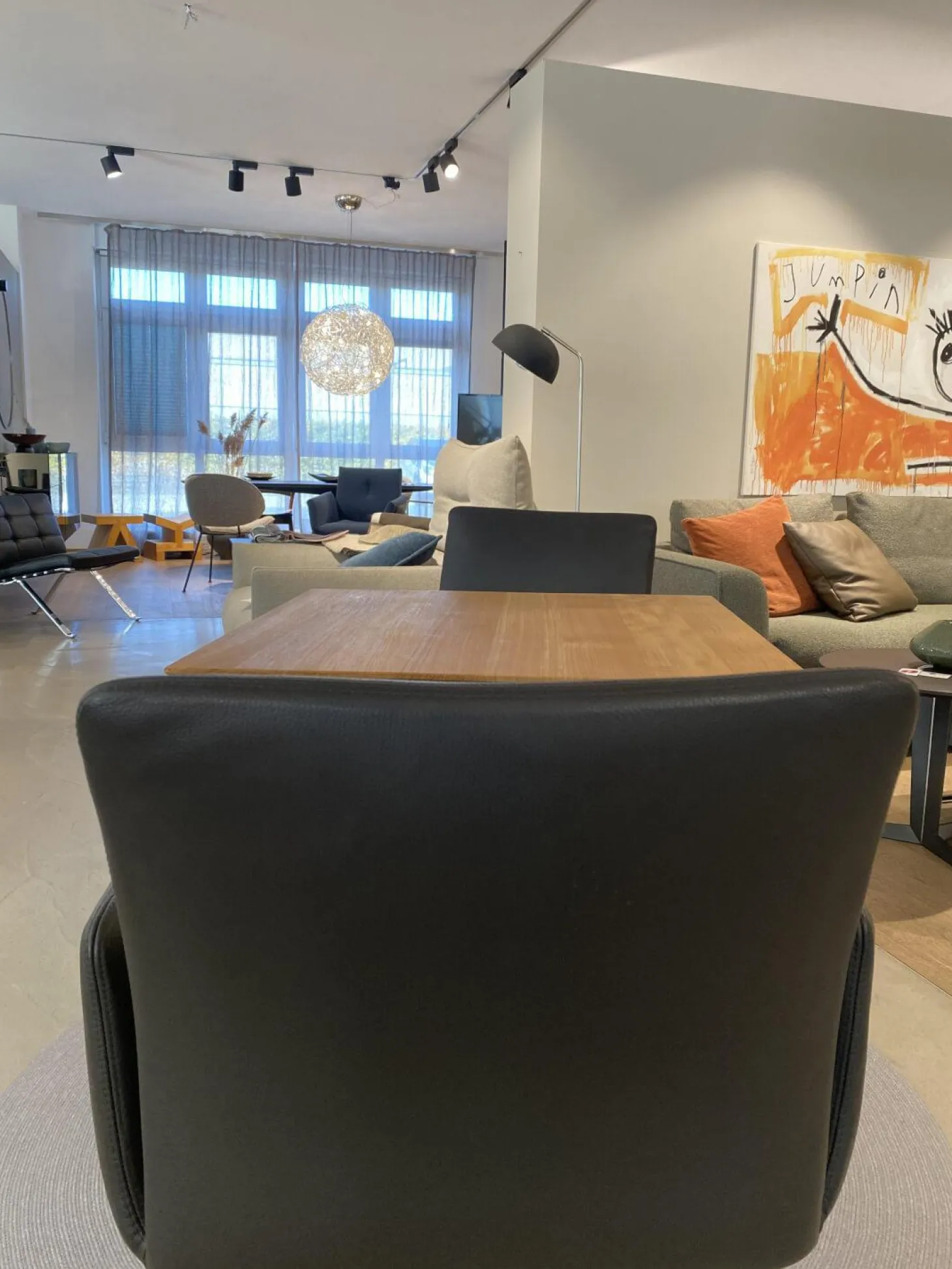 2er Set Stuhl Jalis Leder 179 Mocca Schwarz Gestell M20 Lack Schwarz