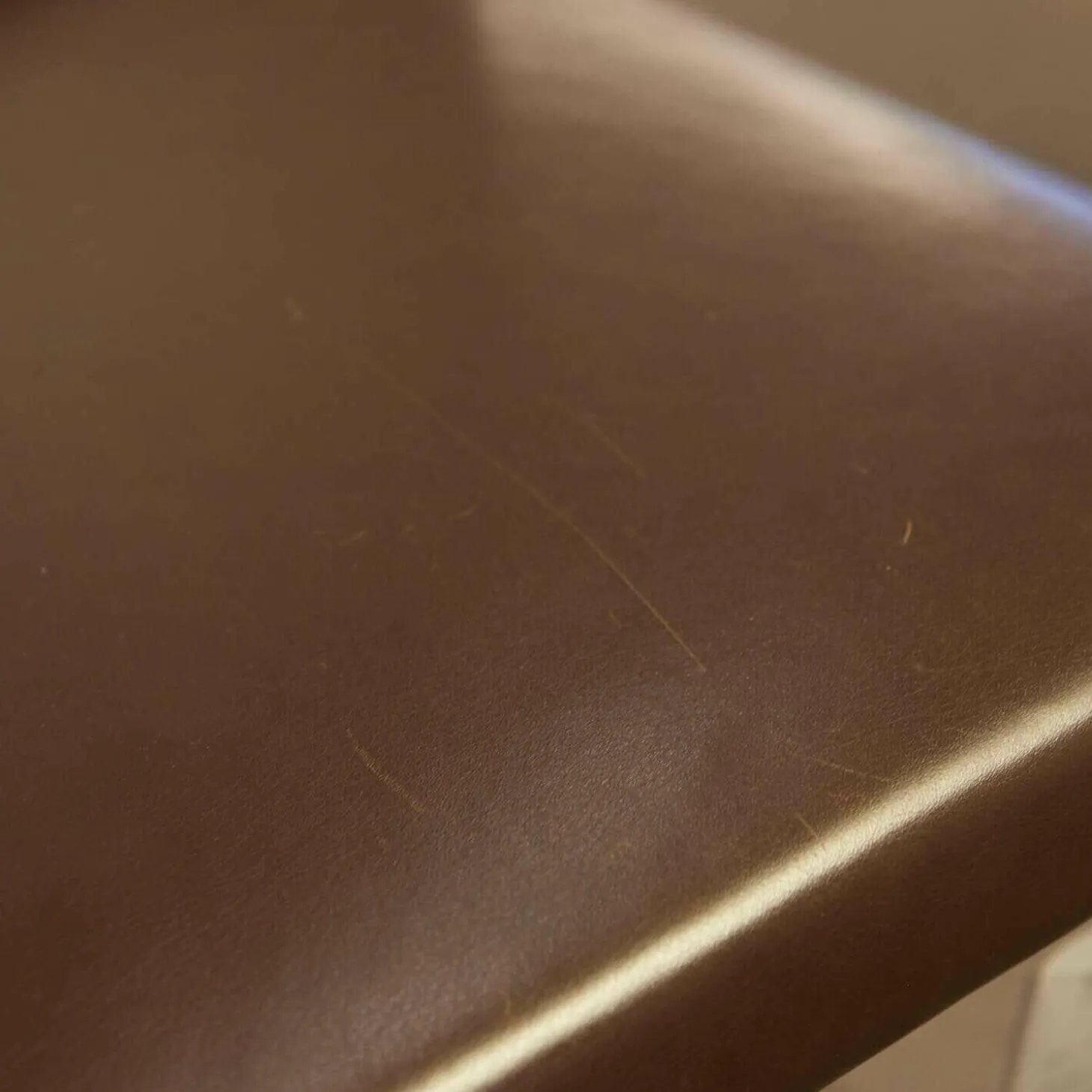 3er Set Stuhl Jason Lite Leder Elen Kokosnuss Fuß Nussbaum