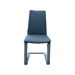 3er Set Stuhl Karma Leder Toledo Anthrazit Gestell Flachstahl Schwarz Mit Und Ohne Armlehnen