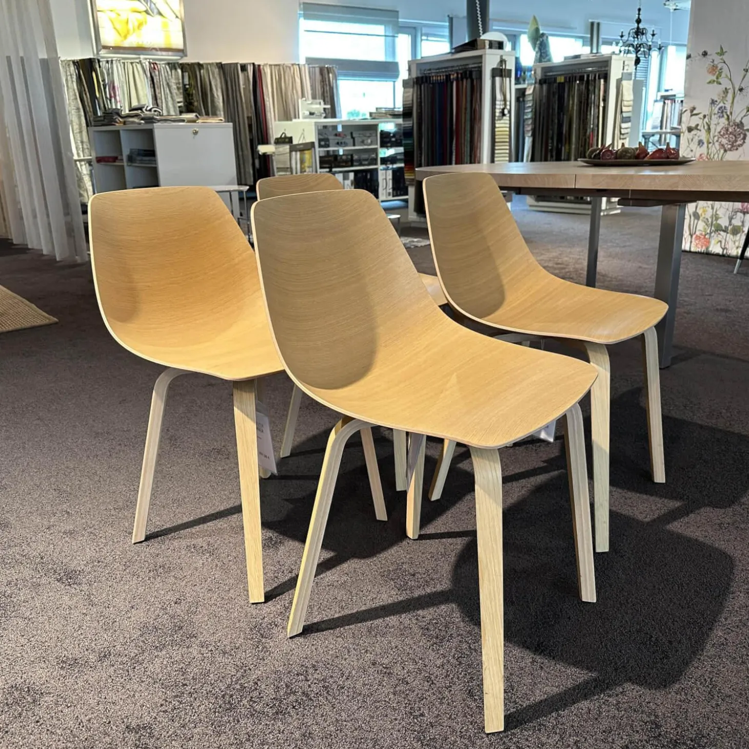 4-er Set Stuhl Miunn S164VS Eiche Gebleicht