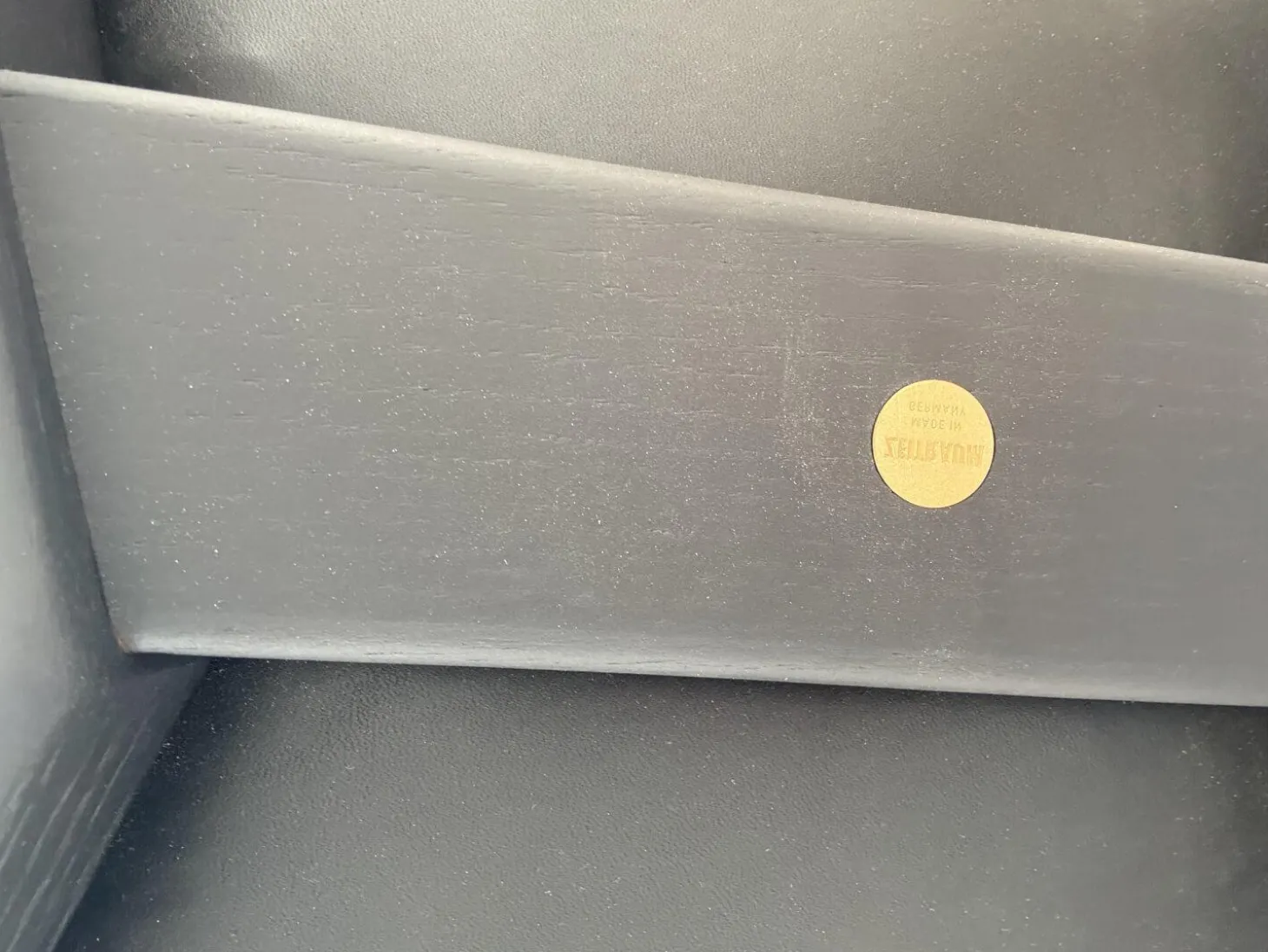 4er Set Stuhl Nonoto Comfort Bezug Leder Reinhardt Jepard Black Schwarz Gestell Eiche Gebeizt Graphite Schwarz