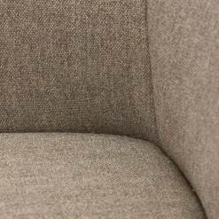 2er Set Stuhl Orlando Leder Polo 10 93 Braun Und Stoff Miuna 75 Grau Gestell Metall Schwarz