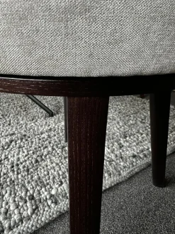 4er Set Stuhl Polo Dining Chair Swivel Bezug Stoff Toyo 1 1381 072 Beige Gestell Walnuss Natur Wenge