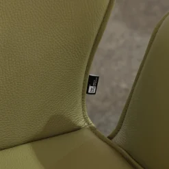 6er Set Stuhl Setubal Vintagelook Dunkelgrau Und Olive Grün Gestell Oval Schwarz Matt Lackiert