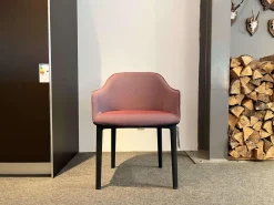 4er Set Stuhl Softshell Chair Bezug Stoff Plano 16 Dunkelrot Vierbein Gestell Basic Dark 20 Schwarz