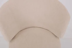 3er Set Stuhl Trick Stoff U2382G Weiß Beige Gestell Draht Schwarz Inklusive Drehbeschlag