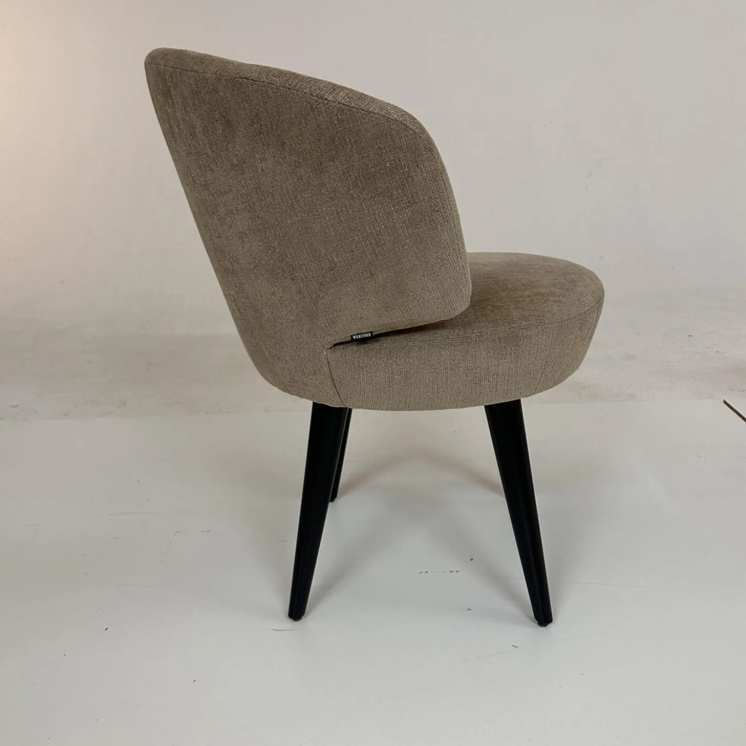 3er Set Stuhl Trick XL Bezug Stoff U9999T Divan Braun Grau Holzuntergestell Schwarz Gebeizt Mit Drehbeschlag Einmal Mit Rückstellfunktion