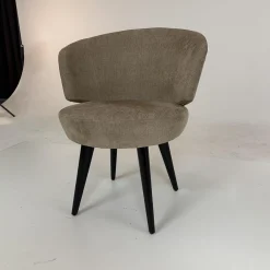 3er Set Stuhl Trick XL Bezug Stoff U9999T Divan Braun Grau Holzuntergestell Schwarz Gebeizt Mit Drehbeschlag Einmal Mit Rückstellfunktion