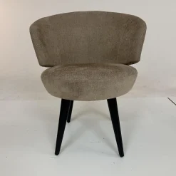 3er Set Stuhl Trick XL Bezug Stoff U9999T Divan Braun Grau Holzuntergestell Schwarz Gebeizt Mit Drehbeschlag Einmal Mit Rückstellfunktion