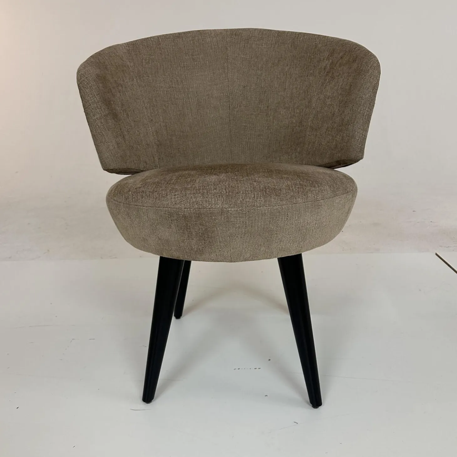 3er Set Stuhl Trick XL Bezug Stoff U9999T Divan Braun Grau Holzuntergestell Schwarz Gebeizt Mit Drehbeschlag Einmal Mit Rückstellfunktion