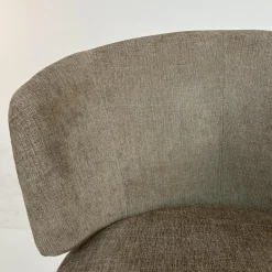 3er Set Stuhl Trick XL Bezug Stoff U9999T Divan Braun Grau Holzuntergestell Schwarz Gebeizt Mit Drehbeschlag Einmal Mit Rückstellfunktion