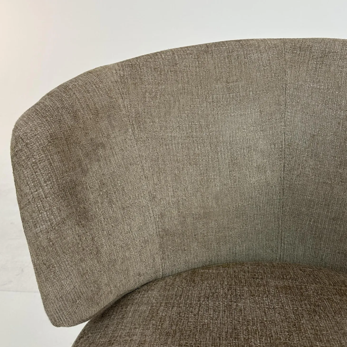 3er Set Stuhl Trick XL Bezug Stoff U9999T Divan Braun Grau Holzuntergestell Schwarz Gebeizt Mit Drehbeschlag Einmal Mit Rückstellfunktion