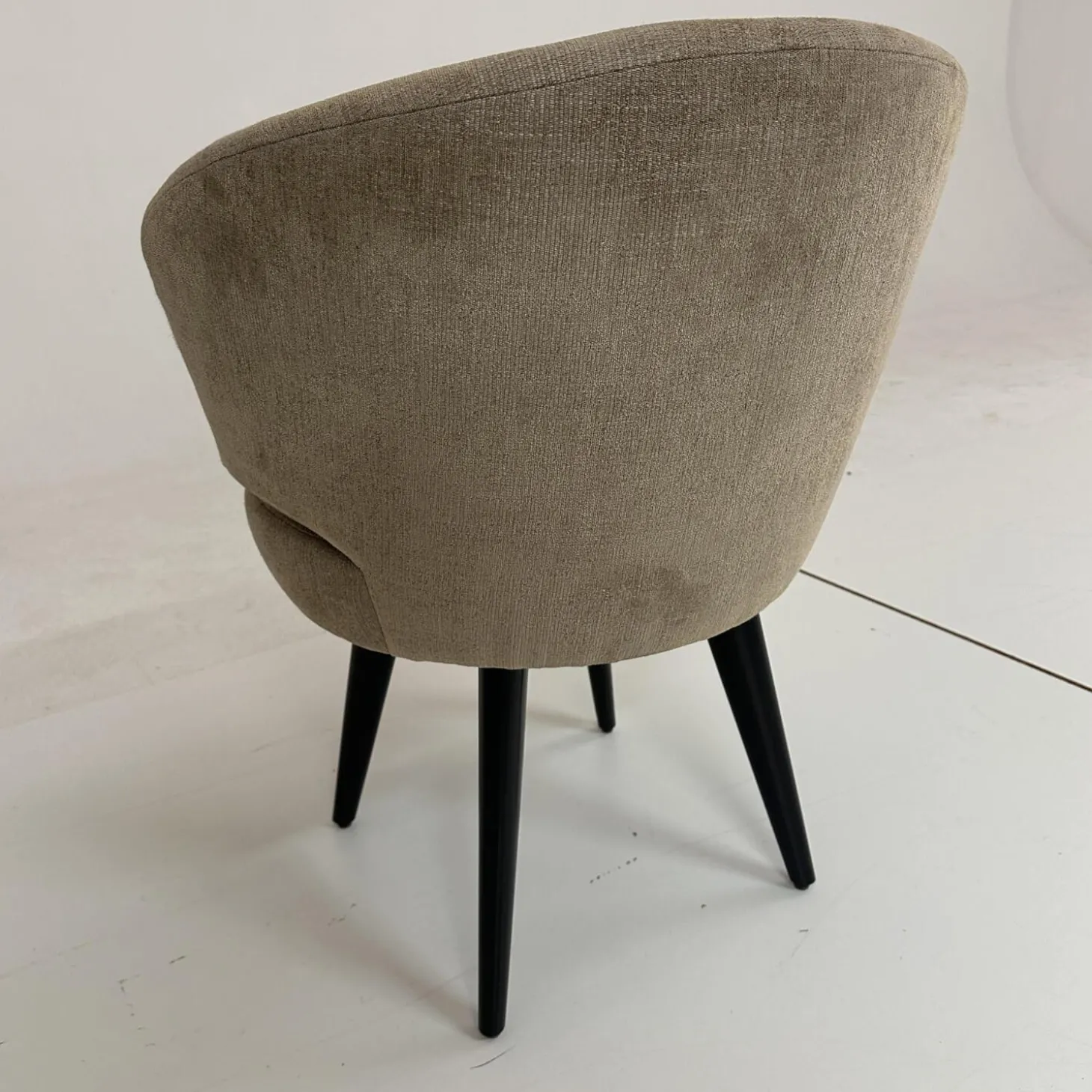 3er Set Stuhl Trick XL Bezug Stoff U9999T Divan Braun Grau Holzuntergestell Schwarz Gebeizt Mit Drehbeschlag Einmal Mit Rückstellfunktion