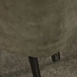 6er-Ser Set Stuhl 5110 Stoff Genova Forest Grau Gestell Metall Schwarz