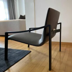 2er-Set Armlehnstuhl Allure APO 1 Leder Dunkelbeige