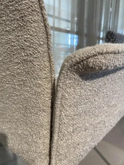 4er-Set Armlehnstuhl Jaro 200 Stoff 071 Ash Beige Grau Gestell Schwarz Gepulvert