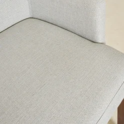 4er-Set Armlehnstuhl Saloni Bezug 1602-15 Gestell Nussbaum Geölt