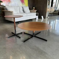 2er-Set Beistelltisch Bob Canaletto Nussbaum Braun