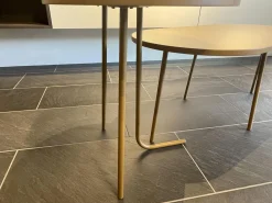 2er-Set Beistelltisch Und Couchtisch Bond Lack Khaki Grün Braun