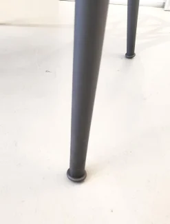 6er-Set Erica Armlehnstuhl Stoff Sitzkissen Grau Rückenkissen Mehrfarbig Blau Rot Grün Füße Metall Grau Pulverbeschichtet